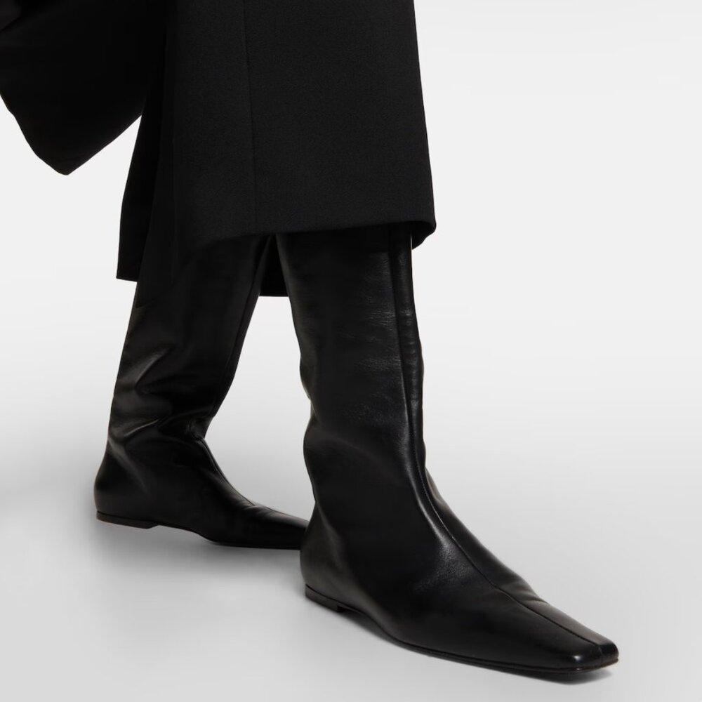 *NWT* The Row Bette leather knee-high boots  - SZ 40